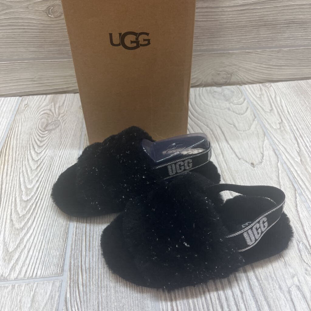 NEW Fluff Yeah Metallic Sparkle Slides