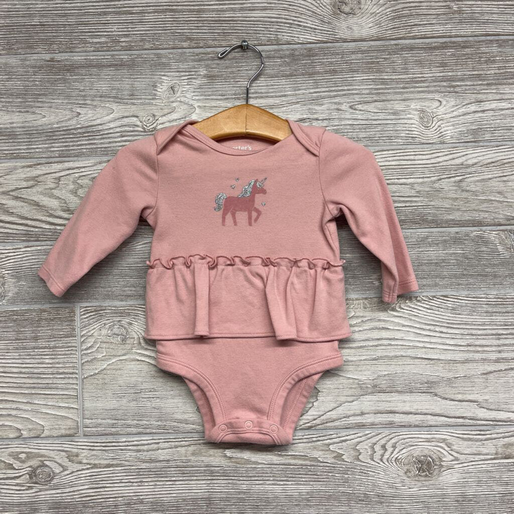 LS Skirted Bodysuit Unicorn