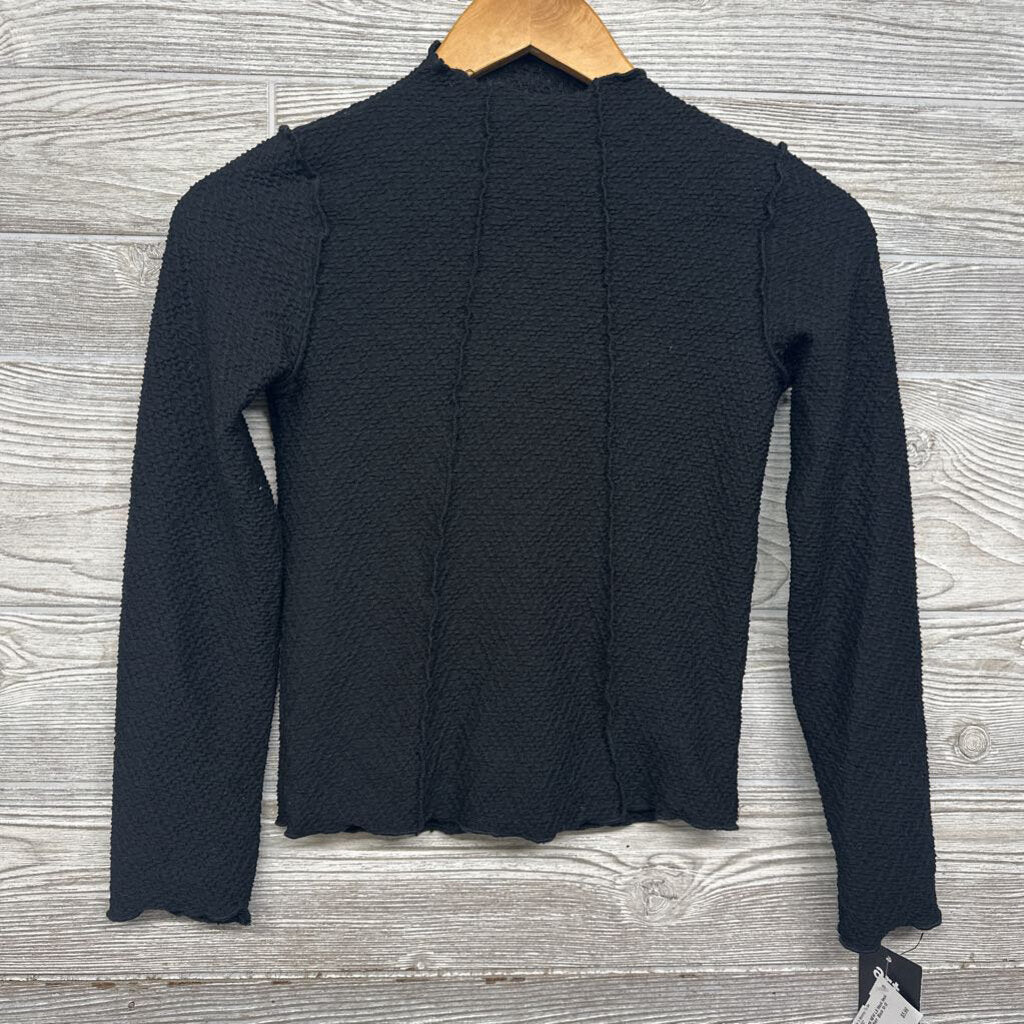 NEW LS Mock Neck Textured Shirt