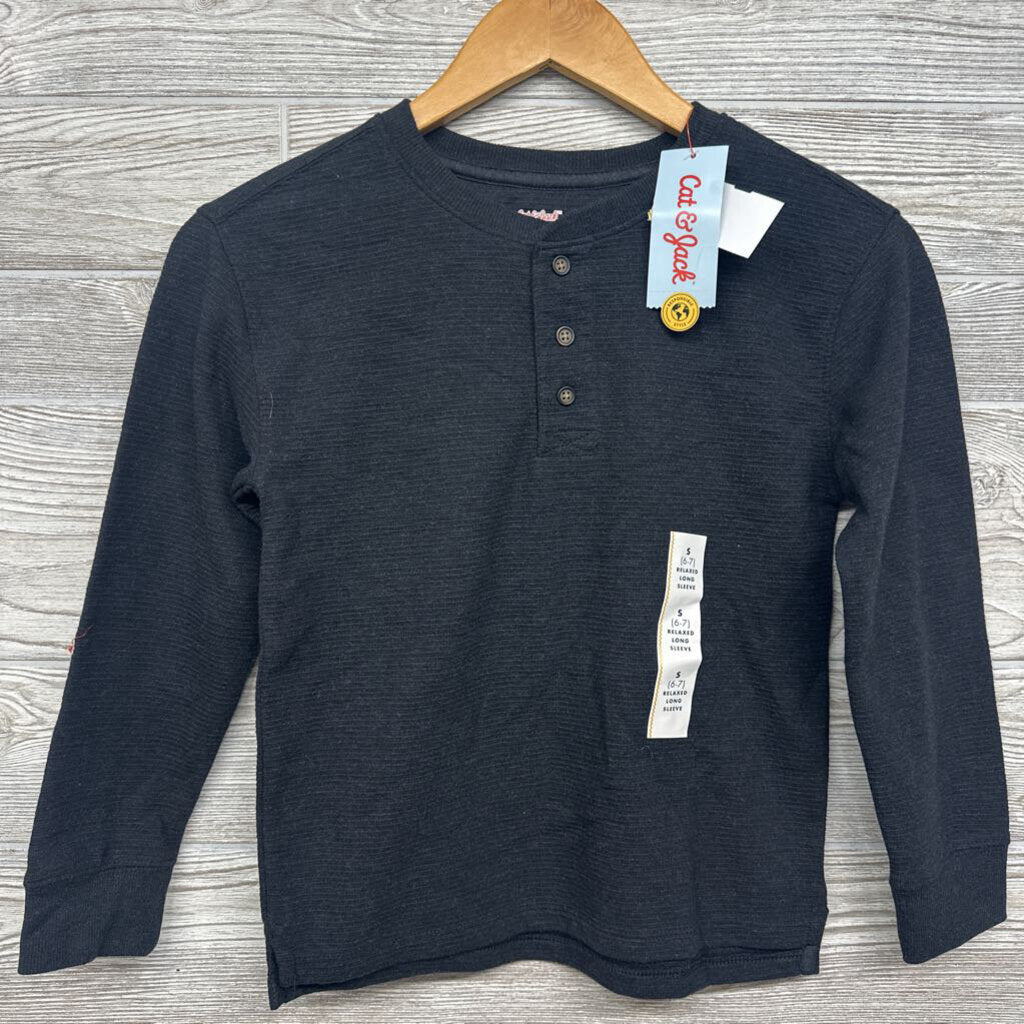 NEW LS Textured Henley