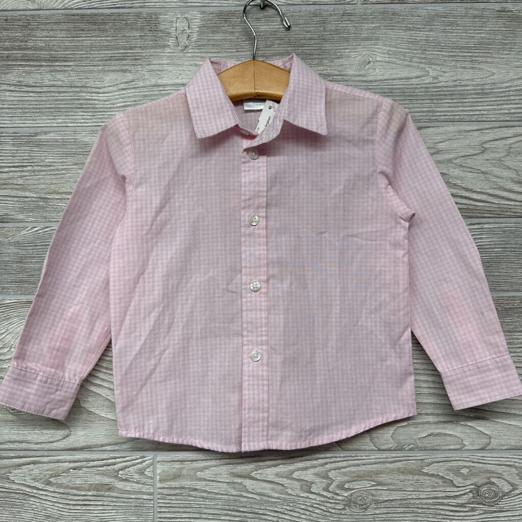 Gingham Button Up Dress Shirt