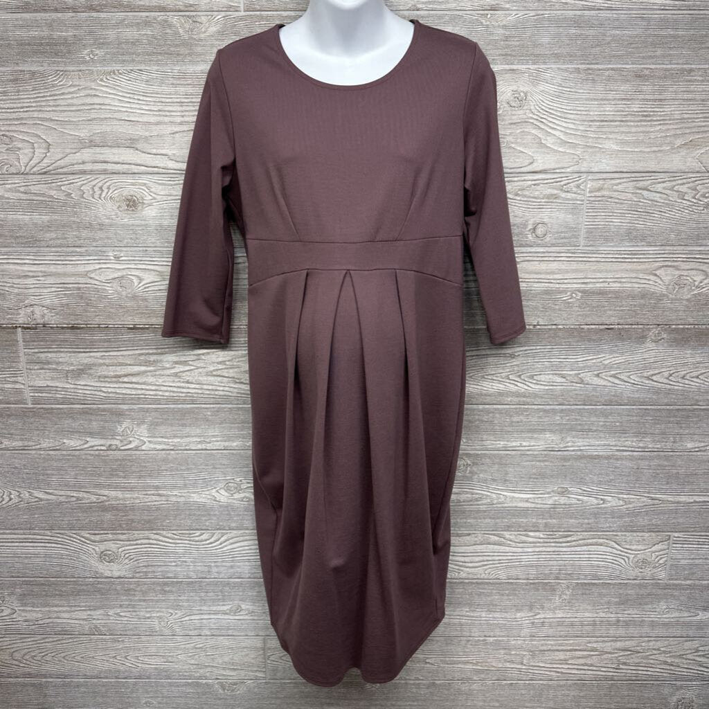 LS Pleated Dress