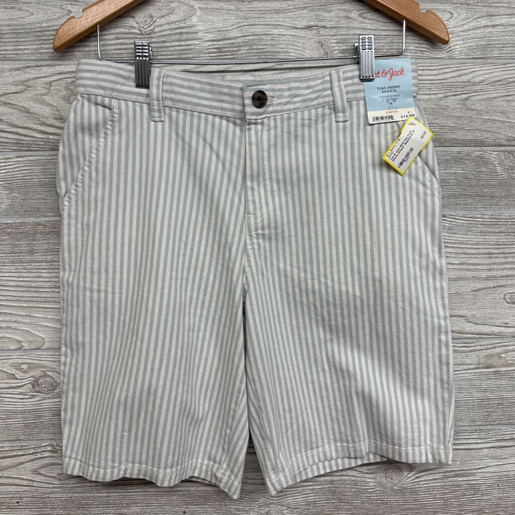 NEW Flat Front Shorts Stripes