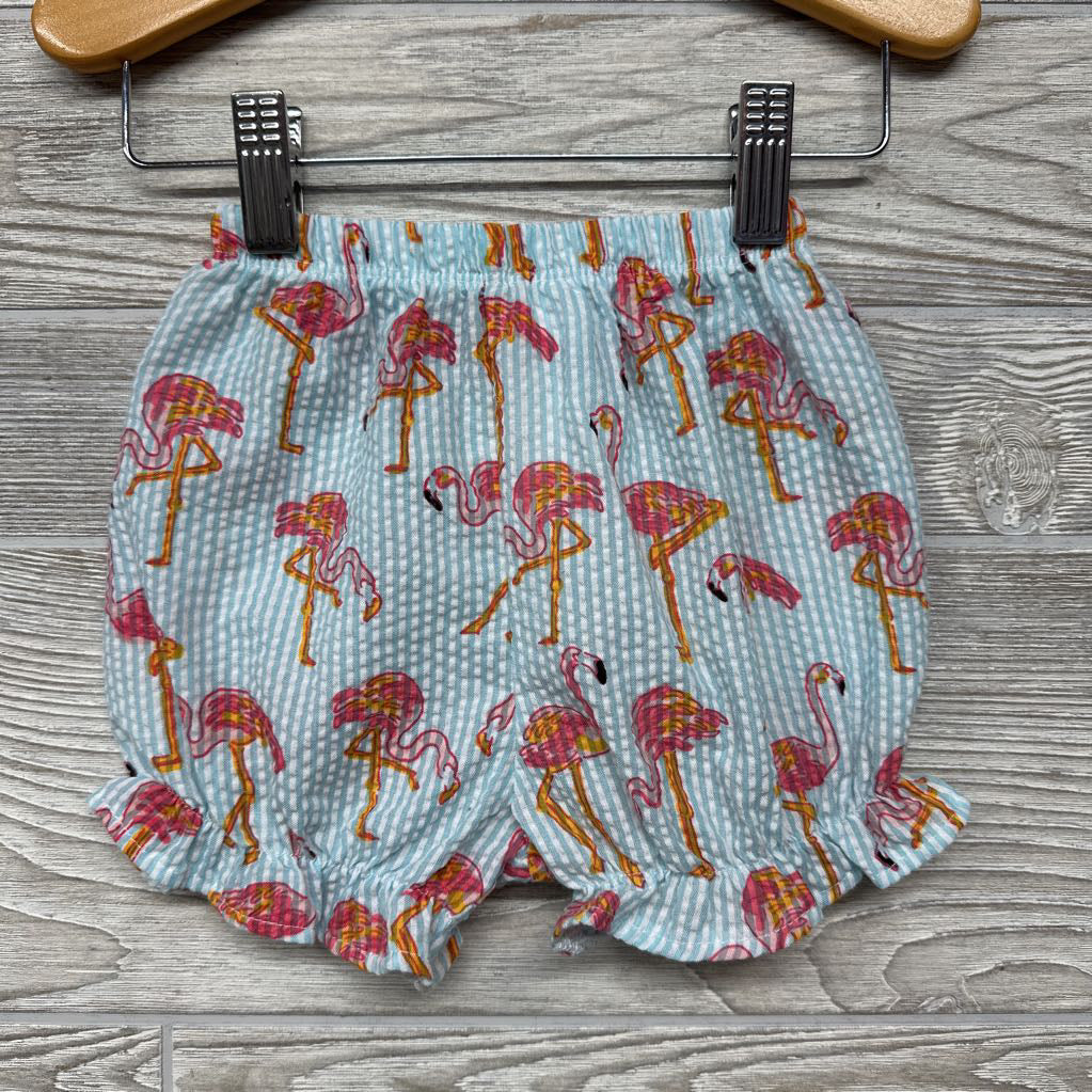 Seersucker Shorts Flamingos