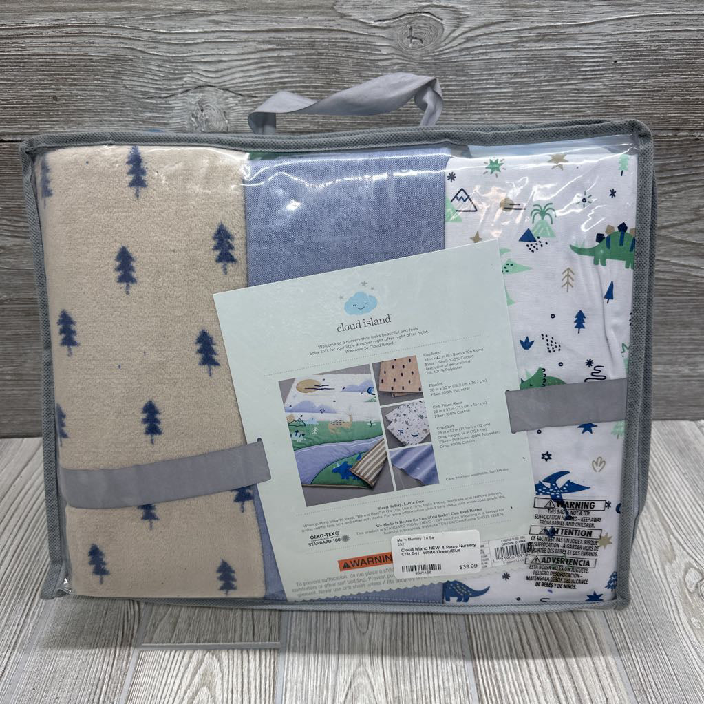 NEW 4 Piece Nursery Crib Set