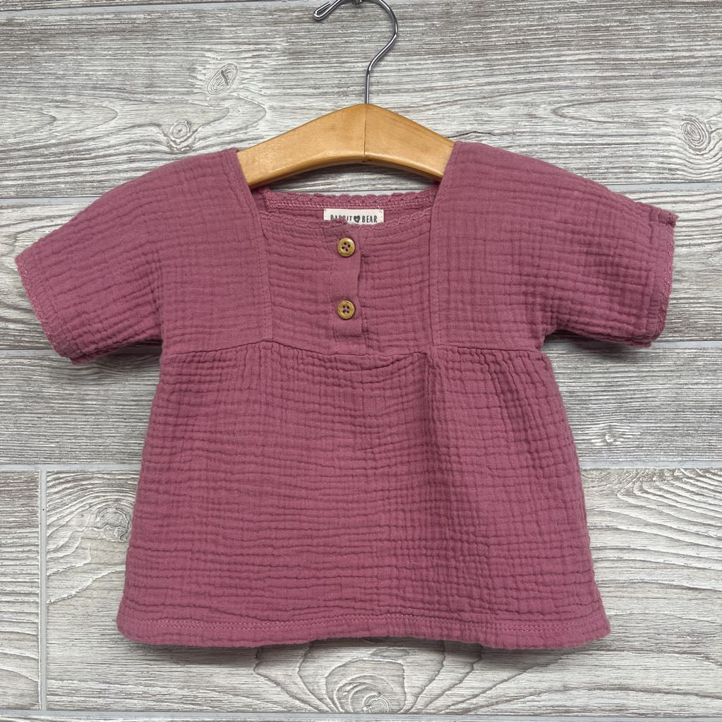 1/4 Button Up Muslin Tunic