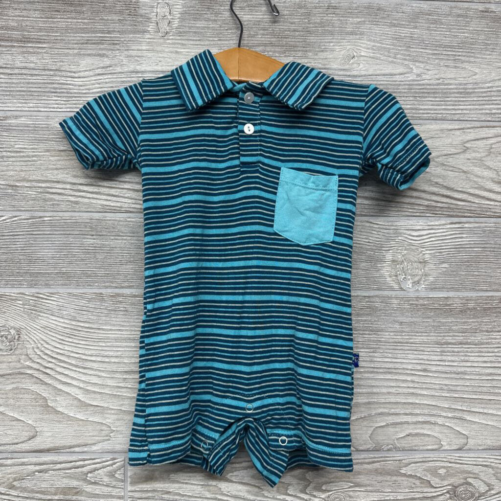 Bamboo Polo Shorty Romper
