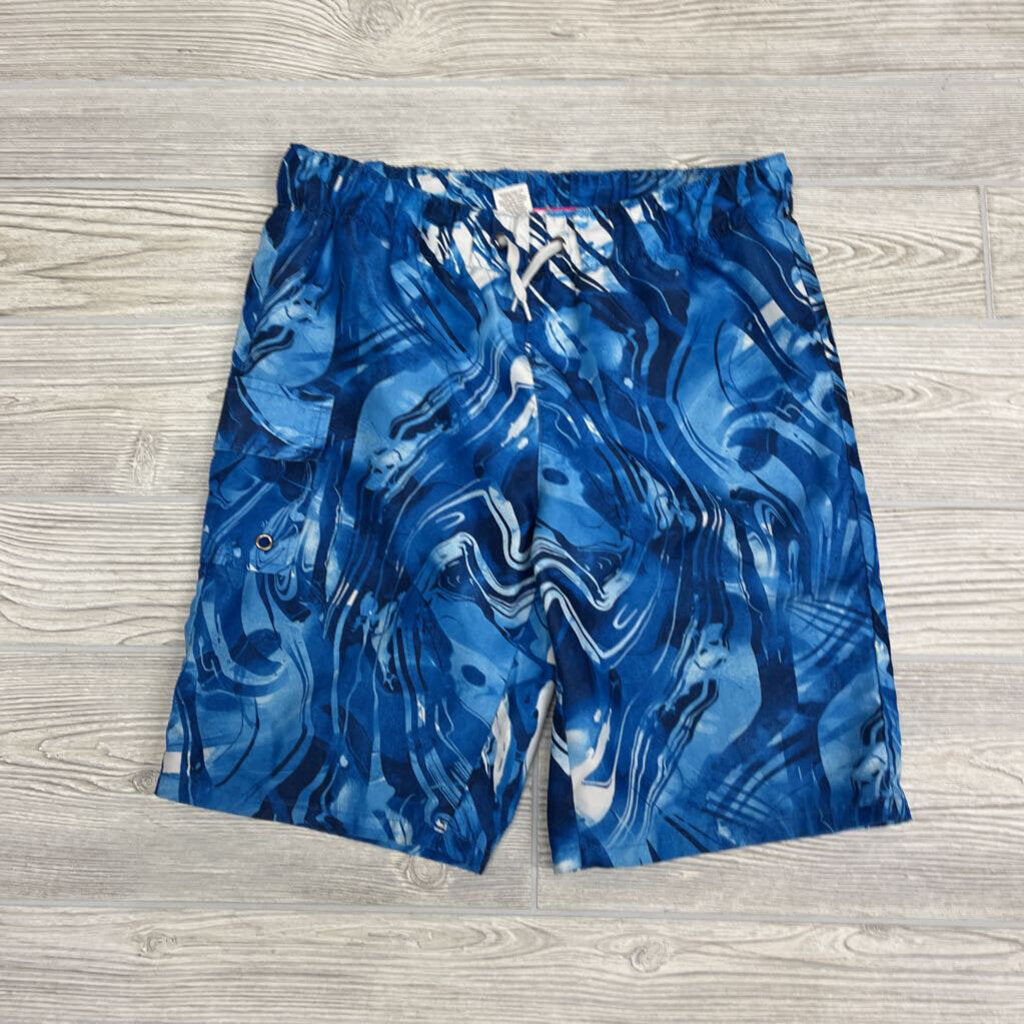 Drawstring Swim Trunks Side Pockets