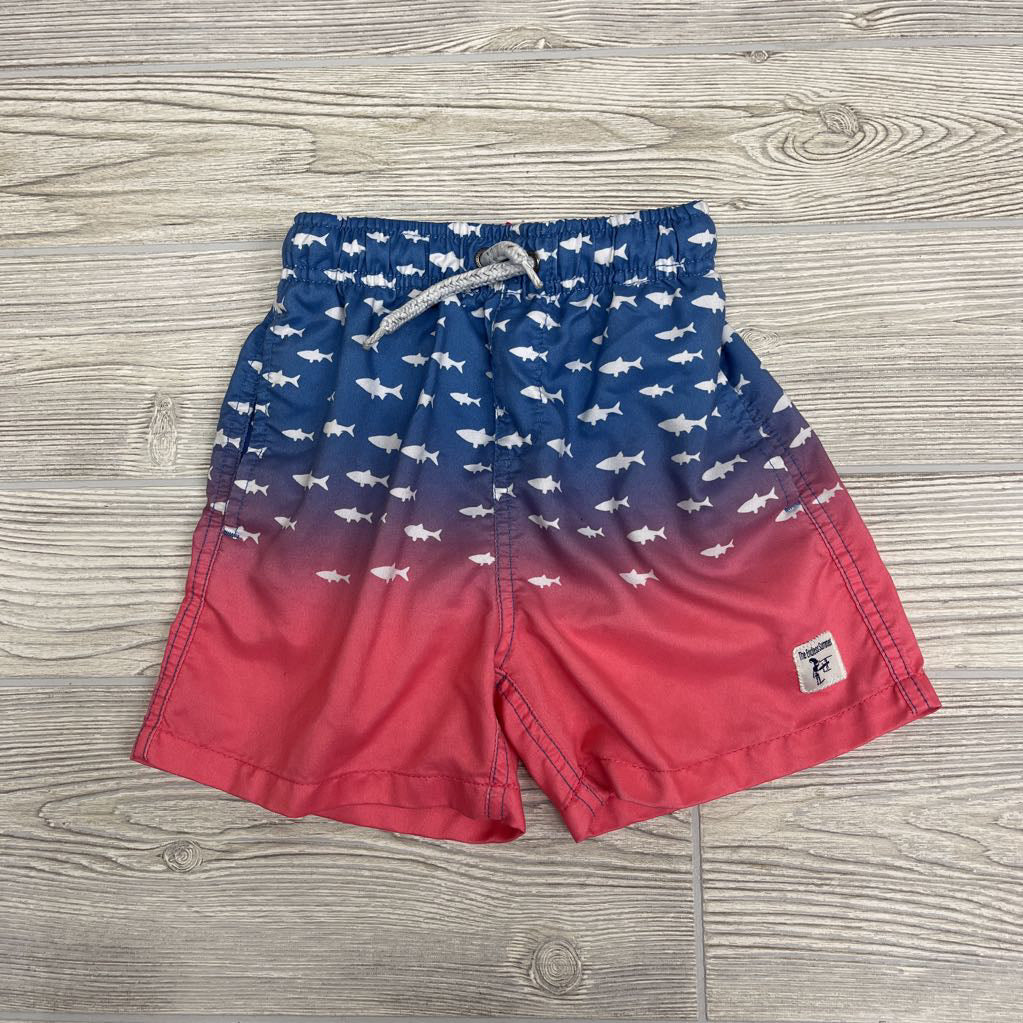 Drawstring Swim Trunks Sharks *