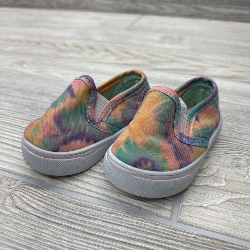Tie Dye Slip On Shoes