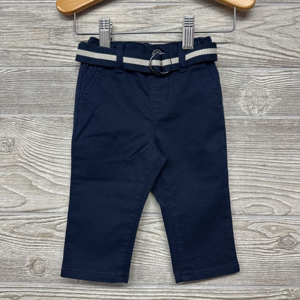 NEW SS Plaid Button Up Shirt & Dress Pants W/ Belt