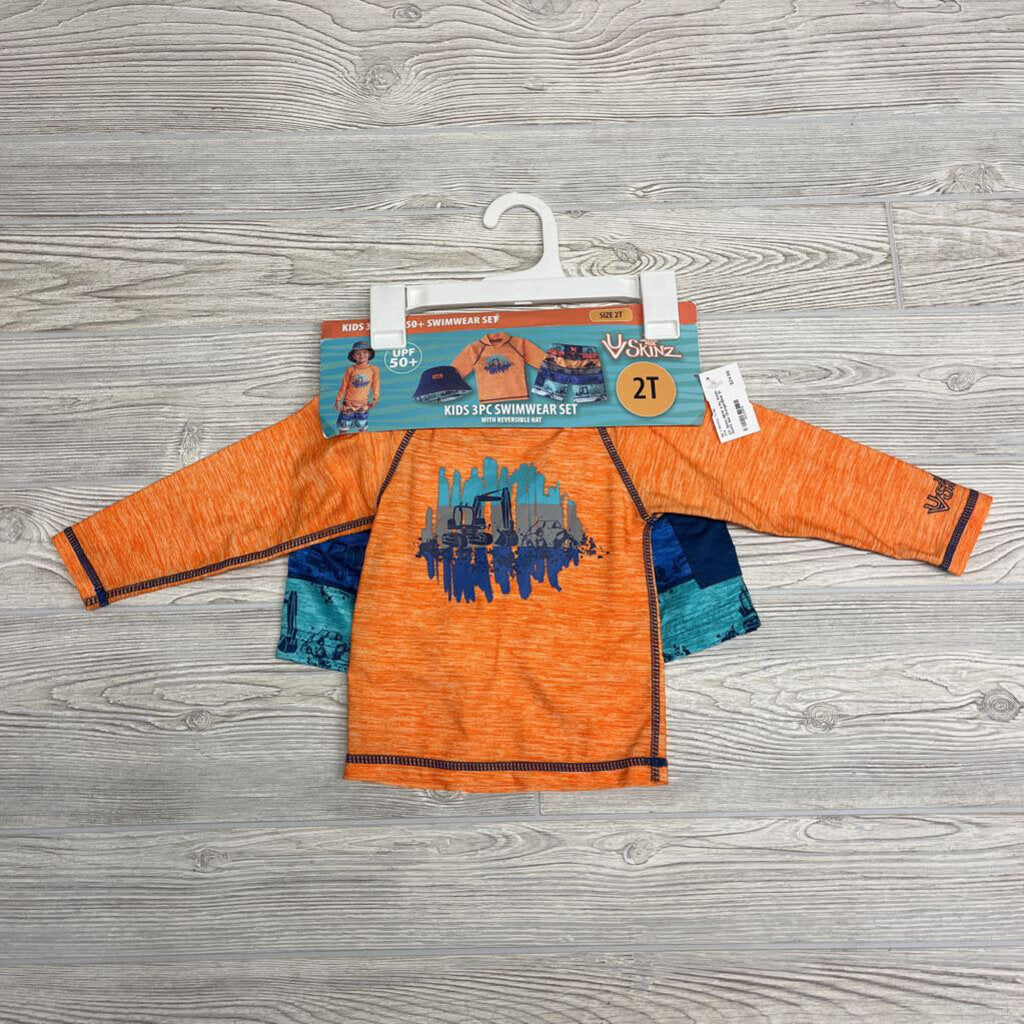 NEW 3 Pc Swim Outfit Set