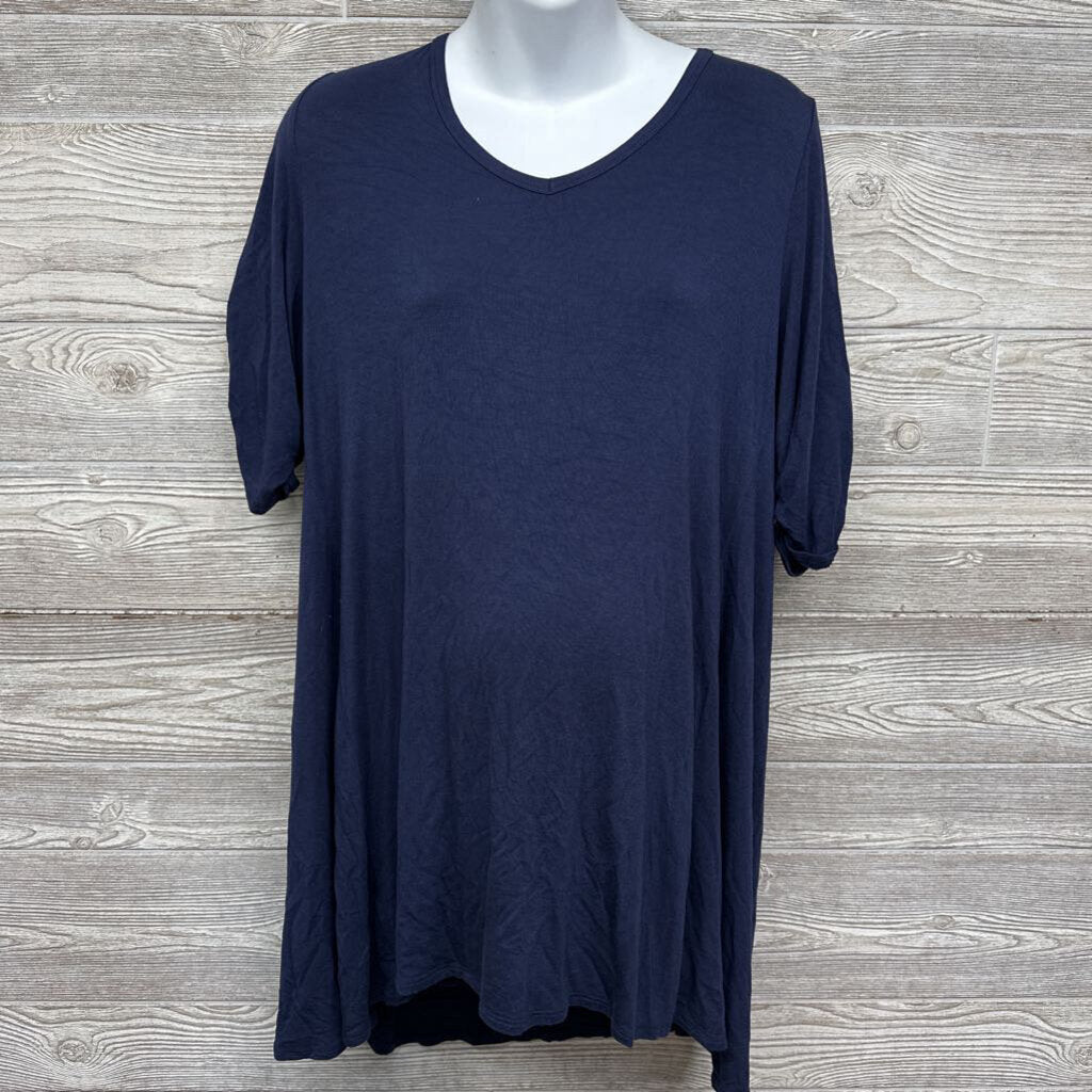 V Neck Shirt Ruched Sleeves