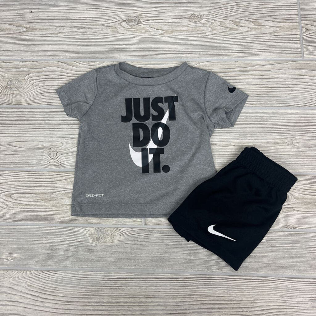2 Pc Active Shirt & Shorts Just Do It