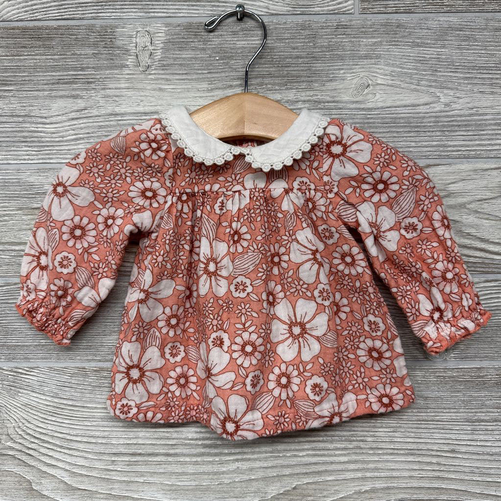 LS Collared Muslin Tunic
