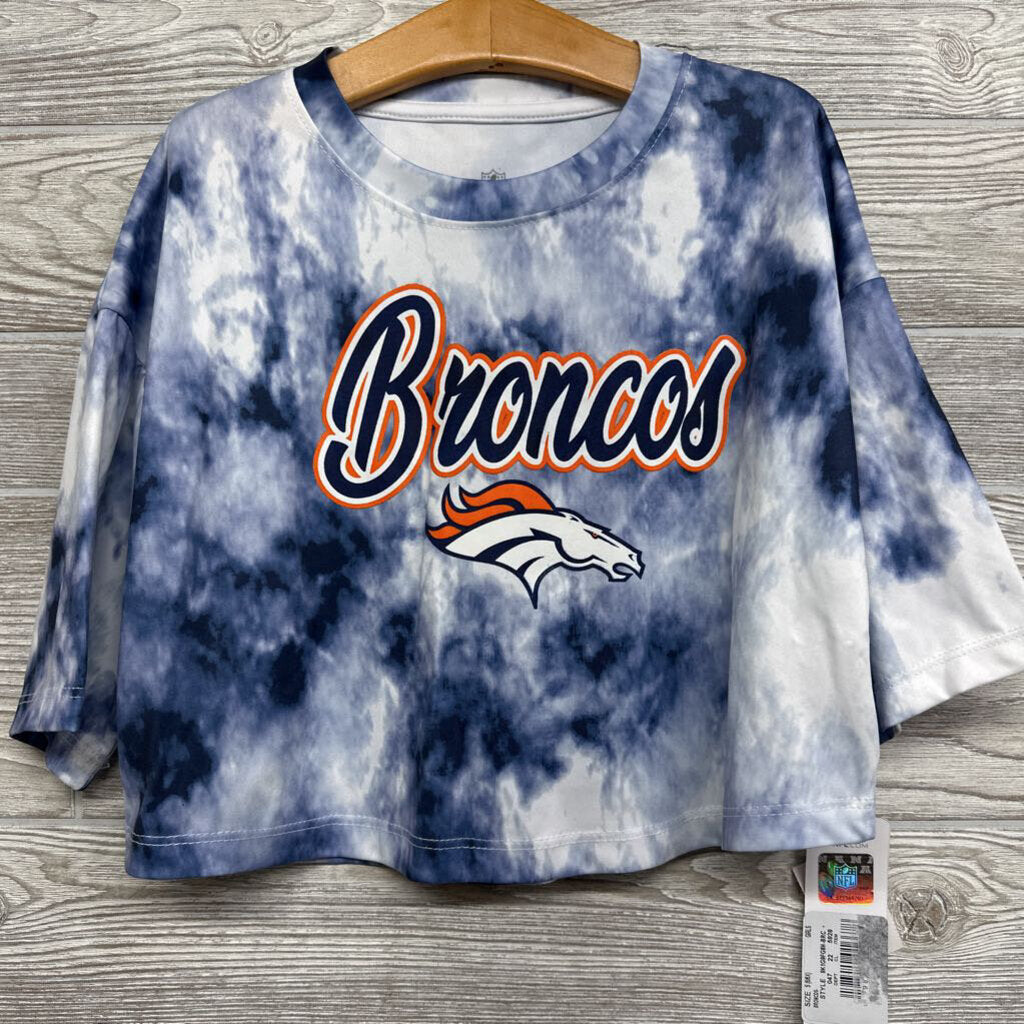 NEW Tie Dye Crop Shirt Denver Broncos