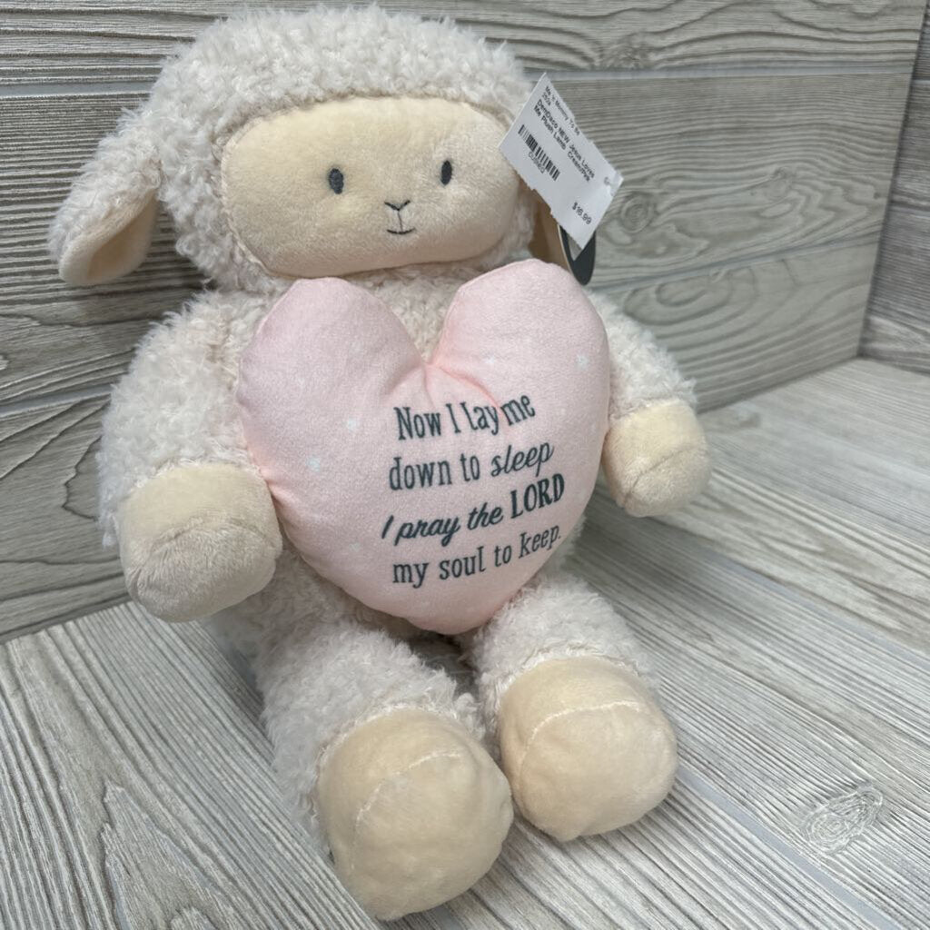 NEW Jesus Loves Me Plush Lamb