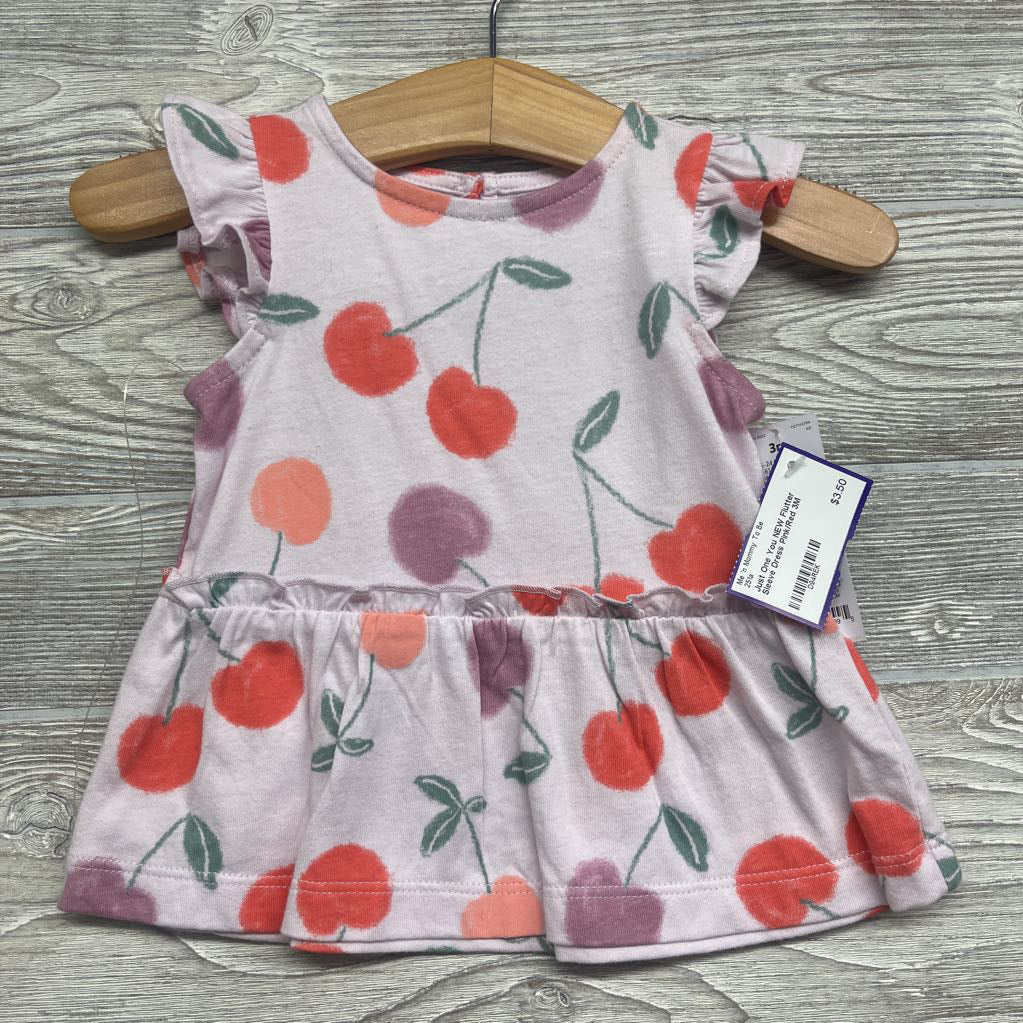 NEW Flutter Sleeve Tunic Cherries