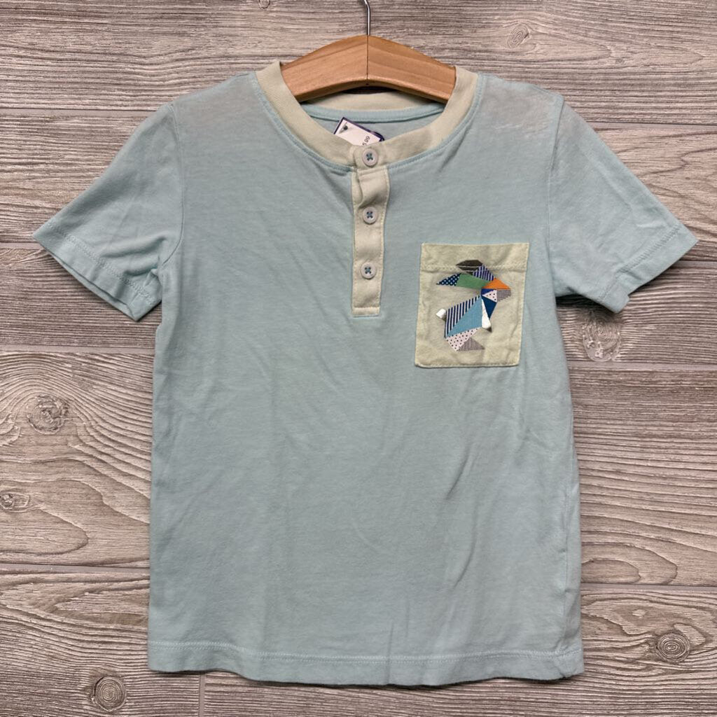 Henley Shirt Rabbit Pocket