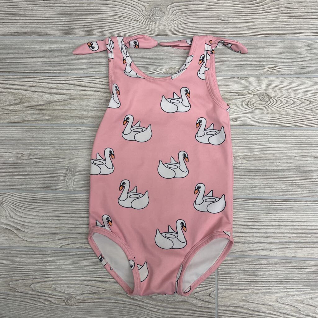1 Pc Swimsuit Swans
