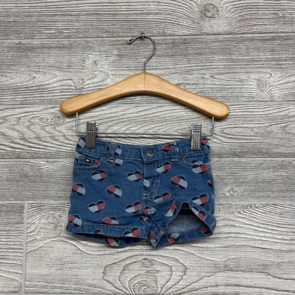 Denim Shorts Hearts