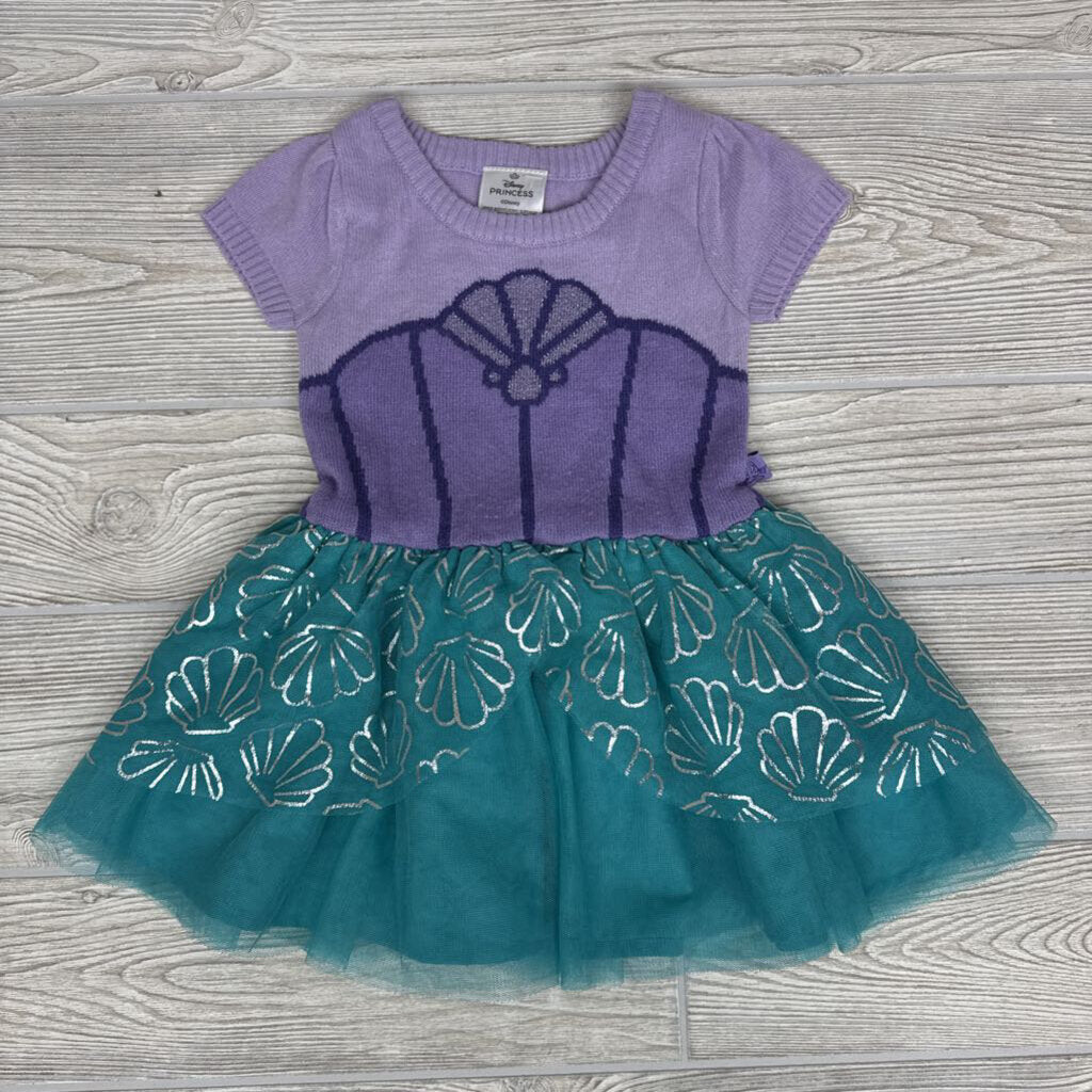 Sweater Tulle Dress Sea Shell Ariel
