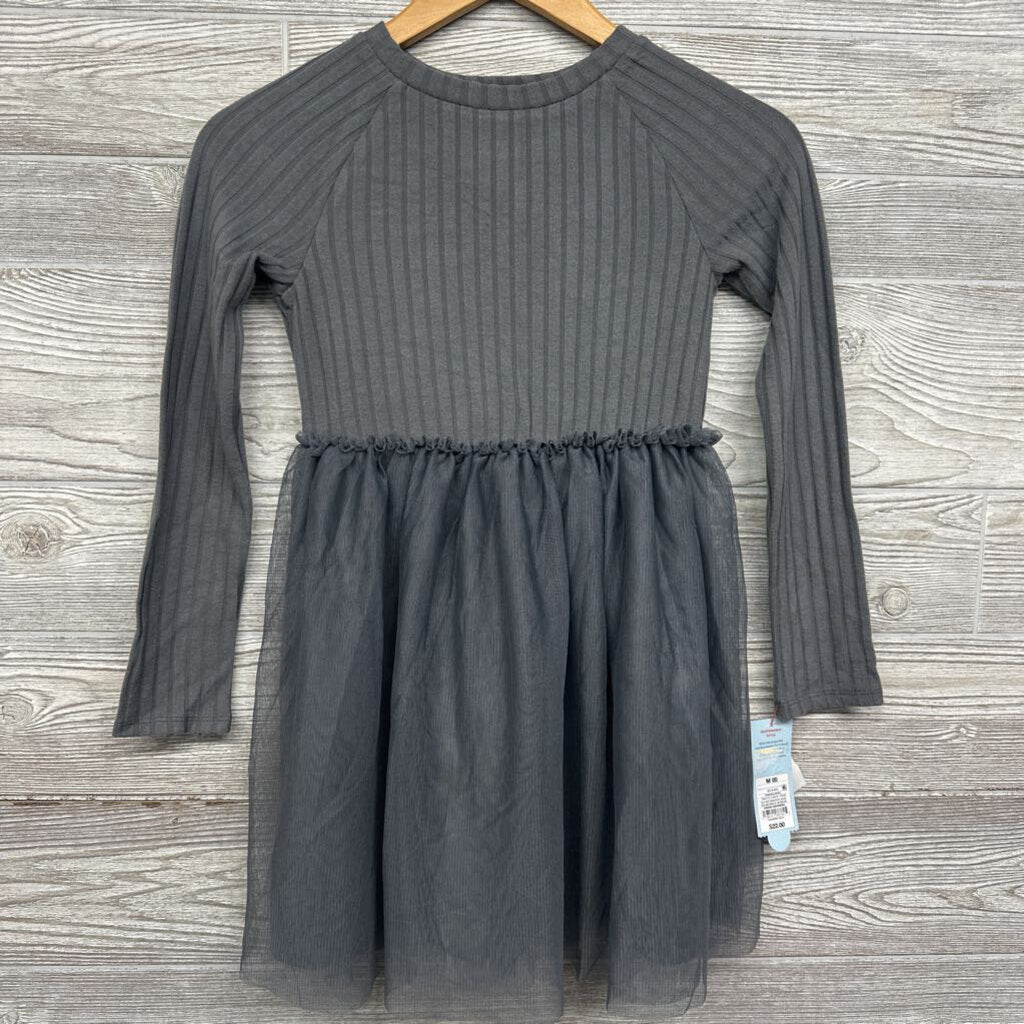 NEW Ribbed Tulle LS Dress