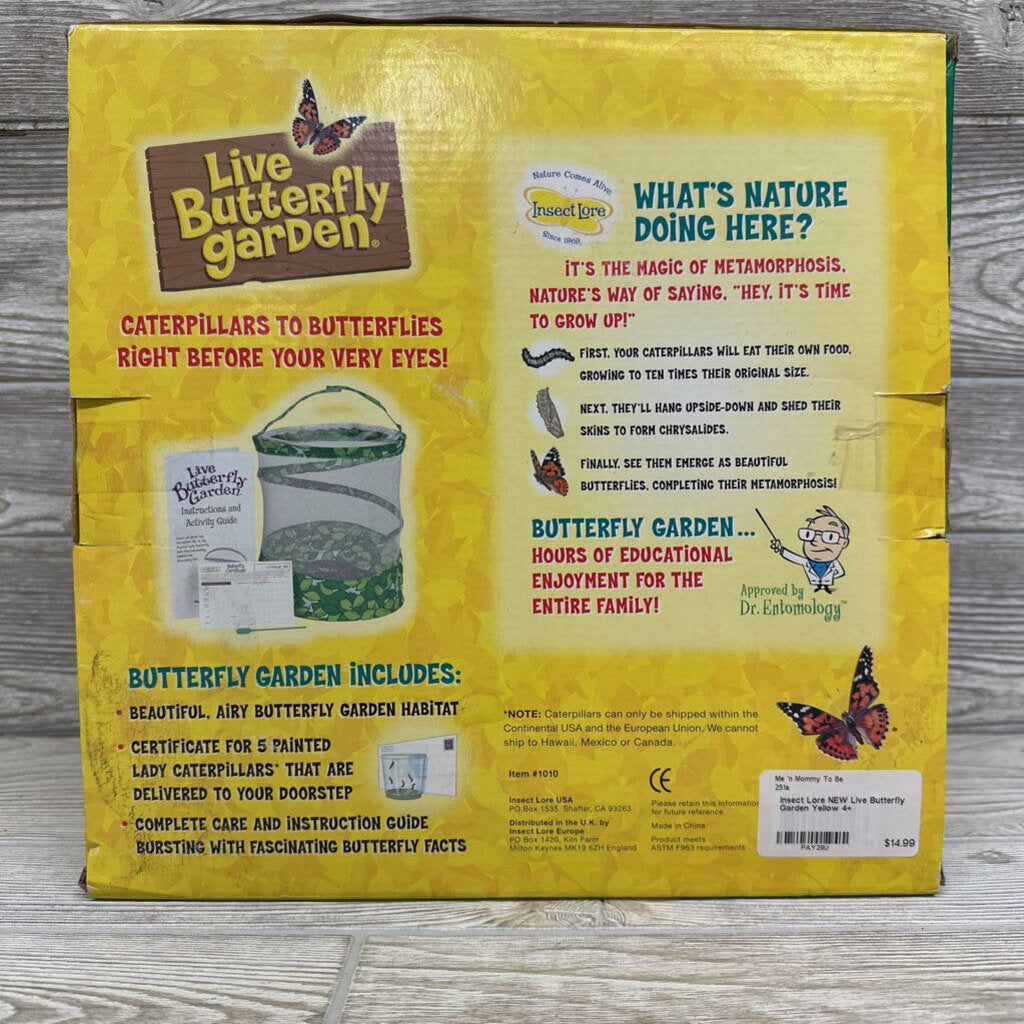NEW Live Butterfly Garden