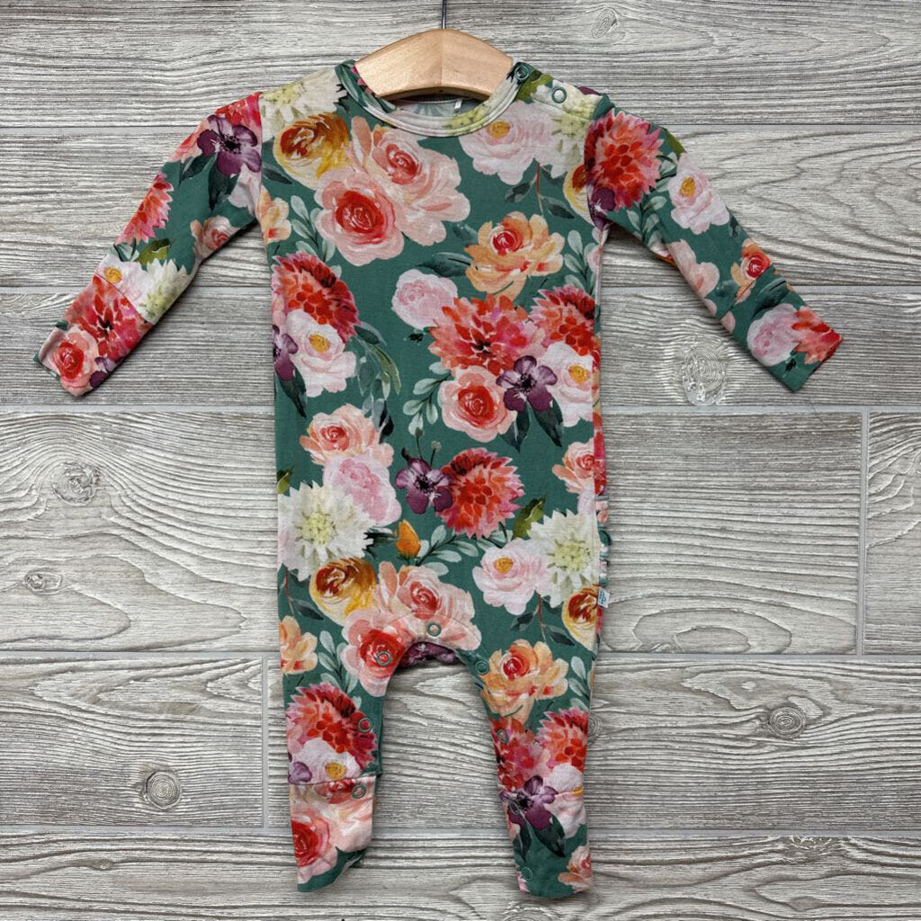 Jumpsuit Flowers Ruffle Butt