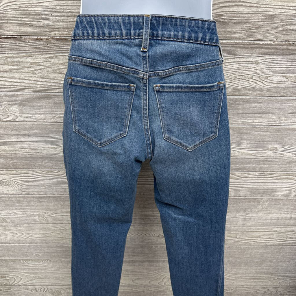 Under Belly Distressed Skinny Jeans