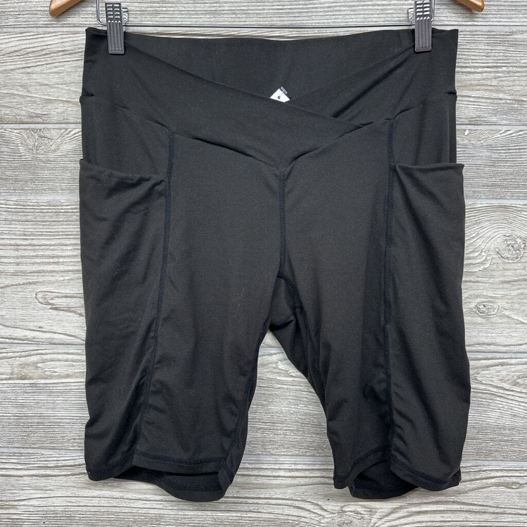Cross Panel Bike Shorts