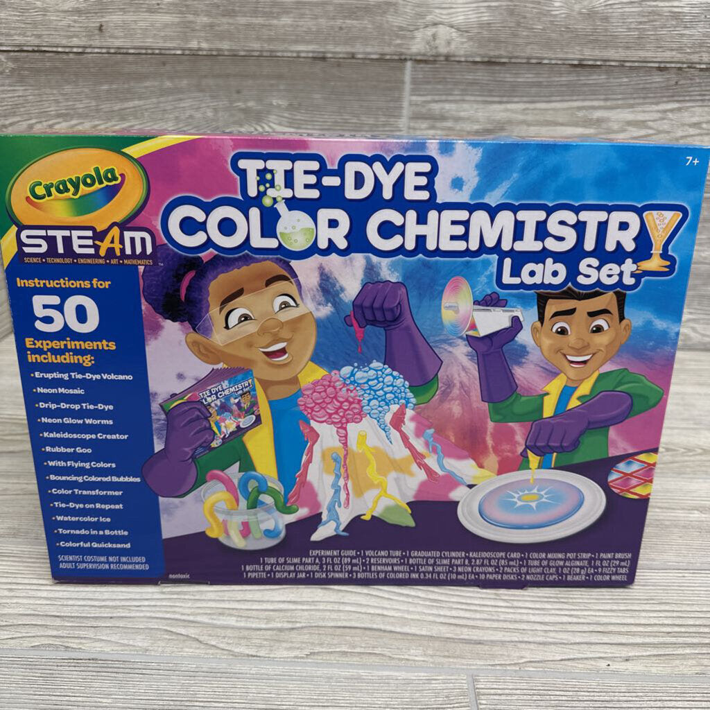 NEW Tie Dye Color Chemistry Lab Set