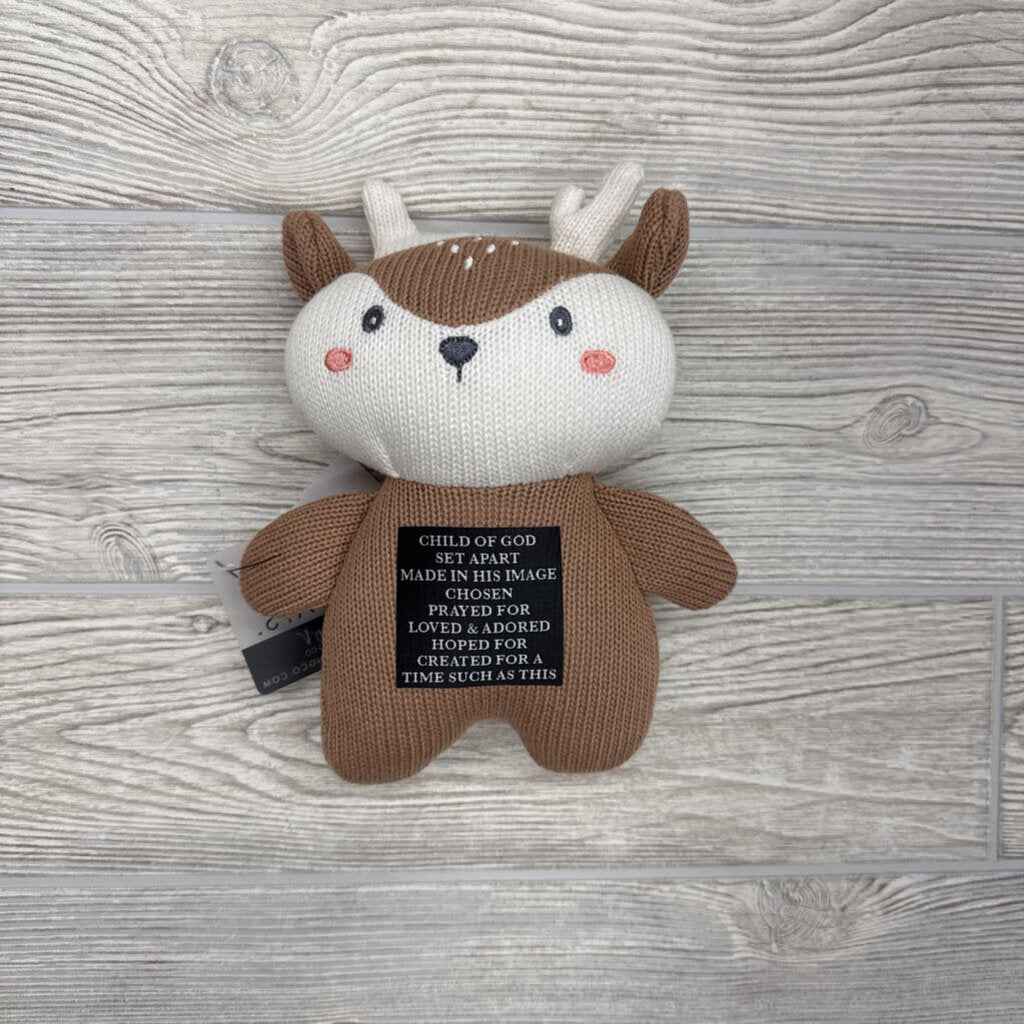 NEW Child Of God Deer Stuffy Rattle*