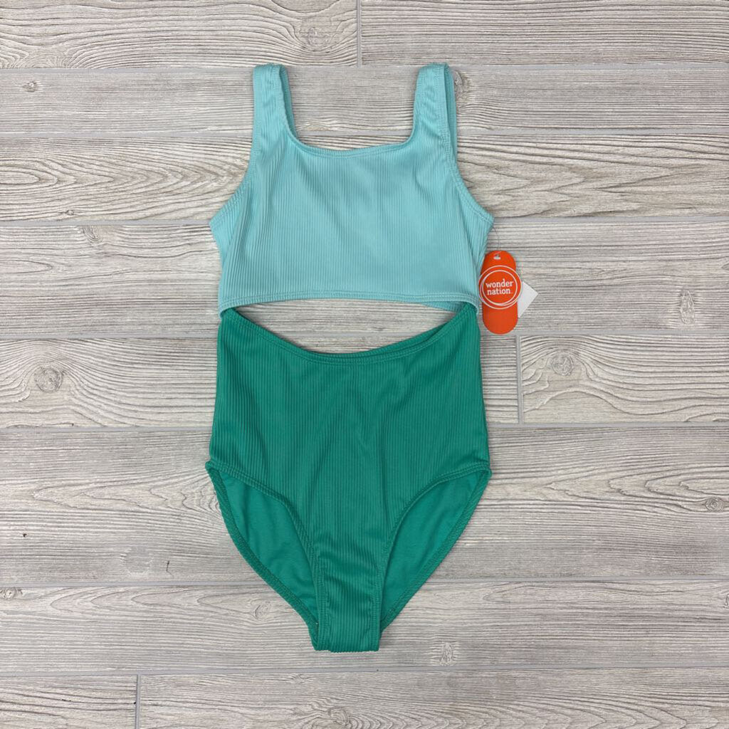 NEW Ribbed Swimsuit Cut Out Stomach