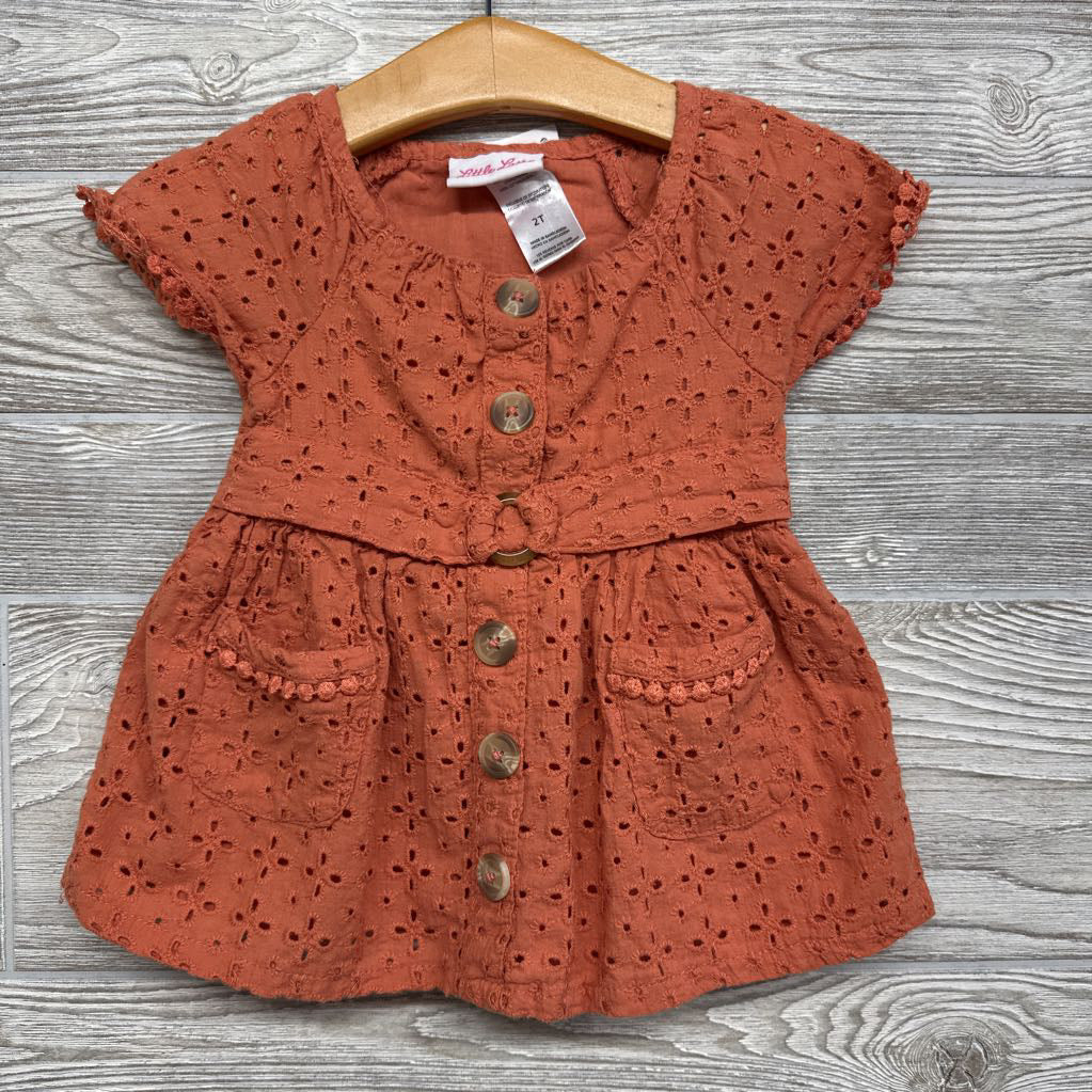 Eyelet Button Up Tunic 2t