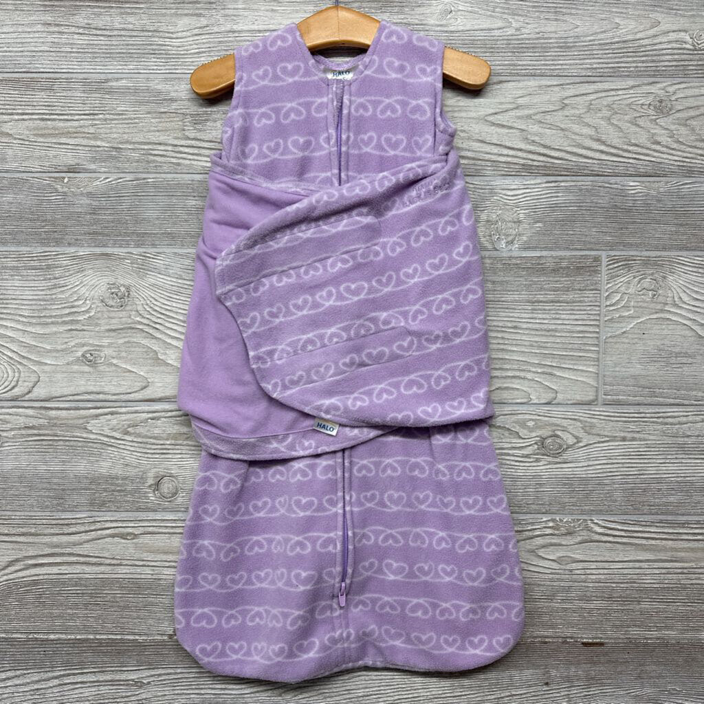 Fleece Sleepsack Swaddle Hearts