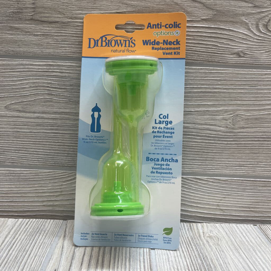 NEW 2 Pk Wide Neck Replacement Vent Kit