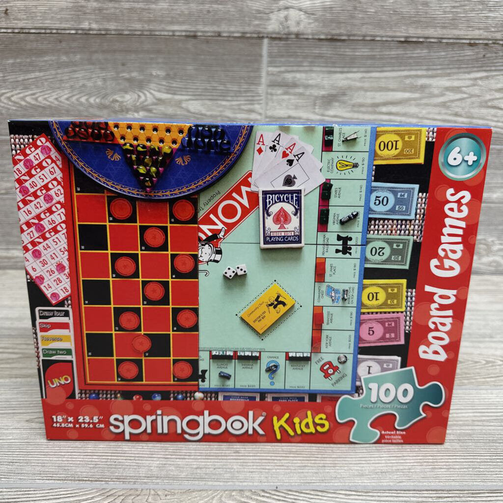 100 Pc Board Games Puzzle