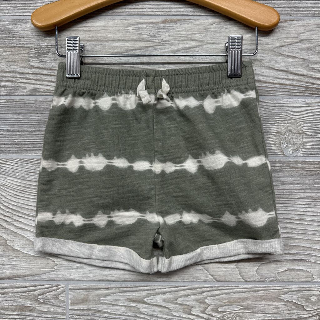 French Terry Drawstring Shorts Lines