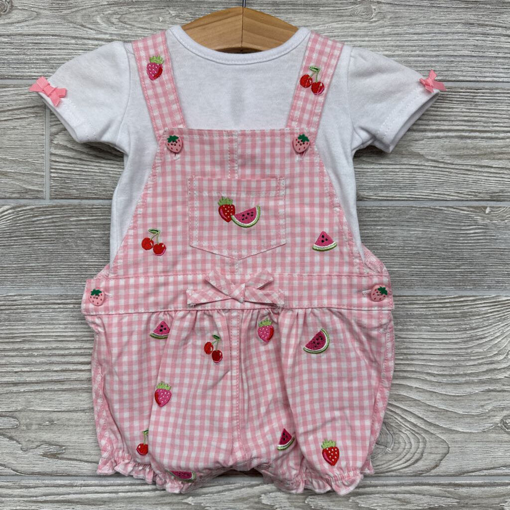 NEW Shortalls & Shirt Gingham & Watermelon 3M