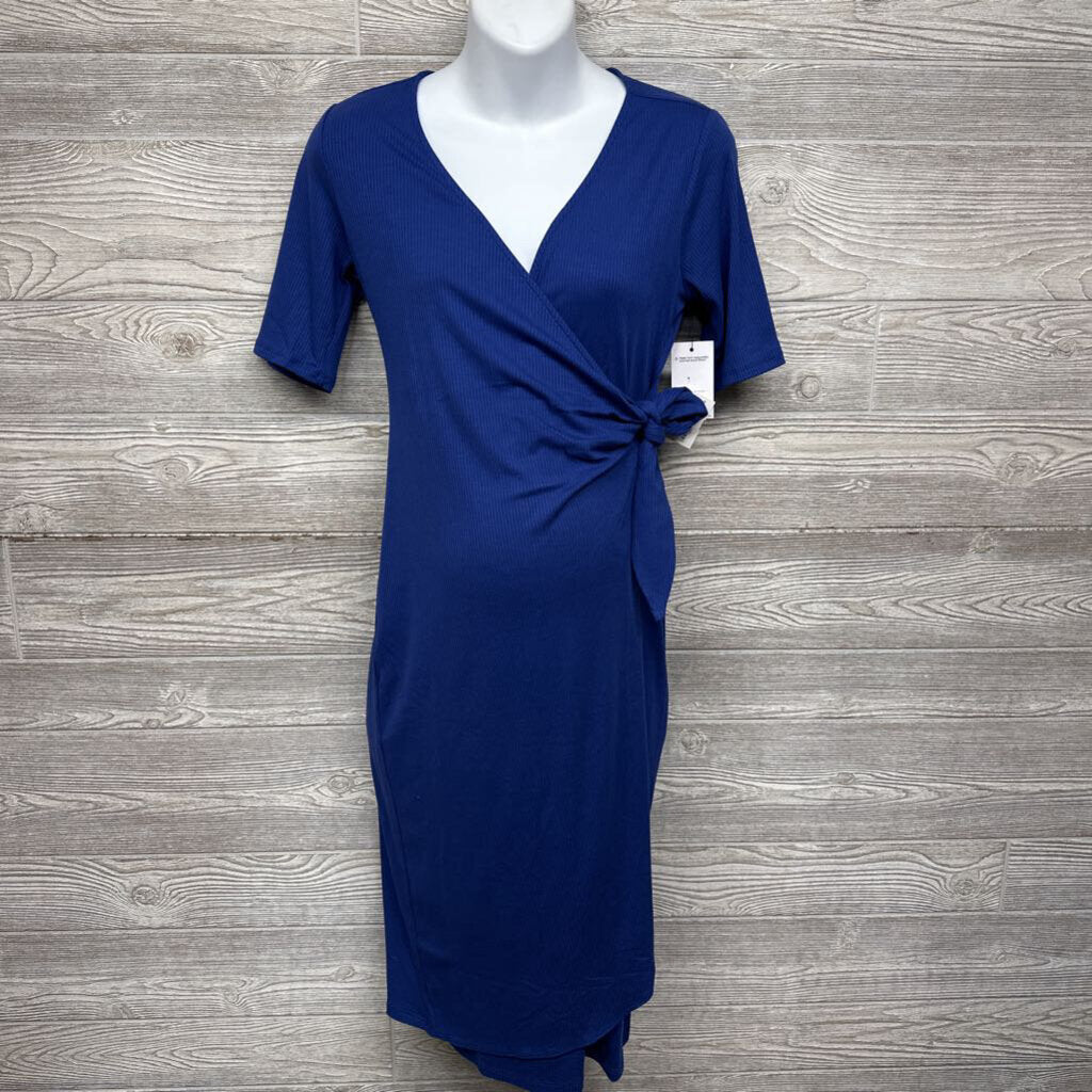 NEW Ribbed Knit Wrap Dress
