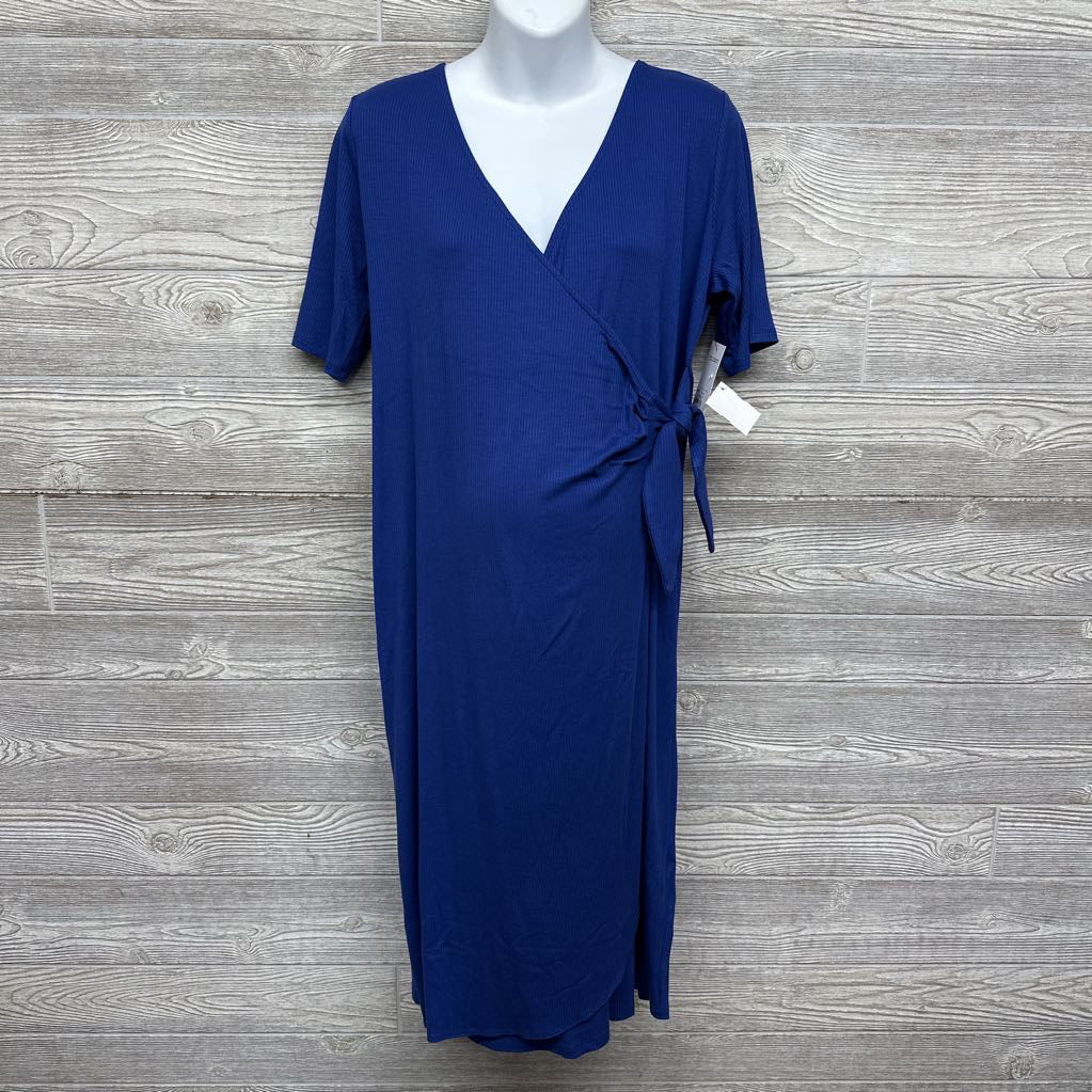 NEW Ribbed Knit Wrap Dress