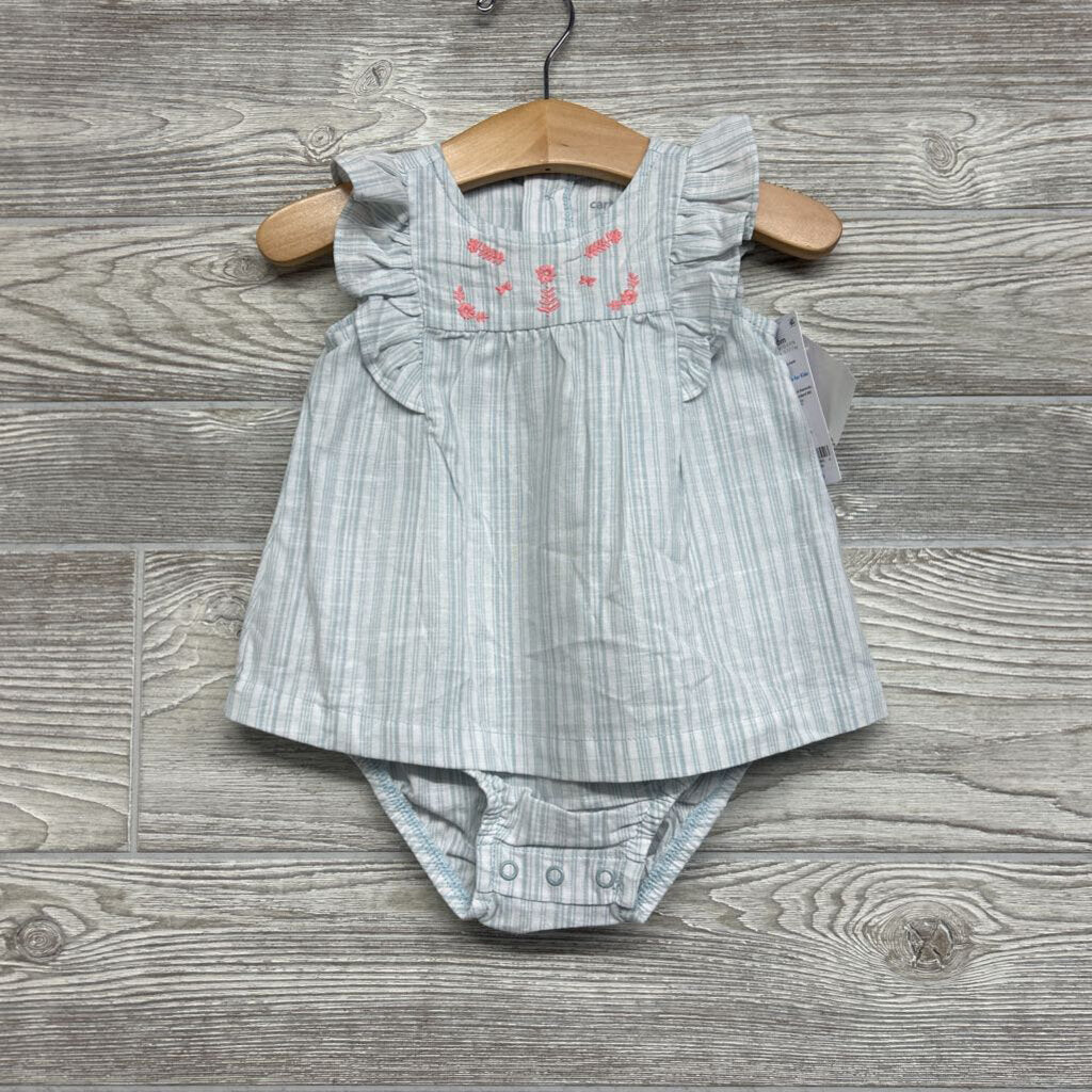 NEW Sunsuit Stripes Flutter Sleeve