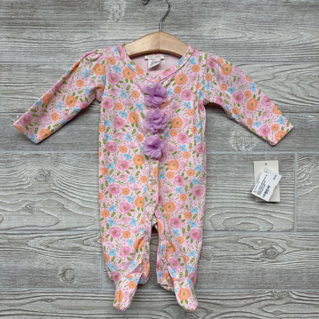 NEW Button Up Sleep N Play Flowers