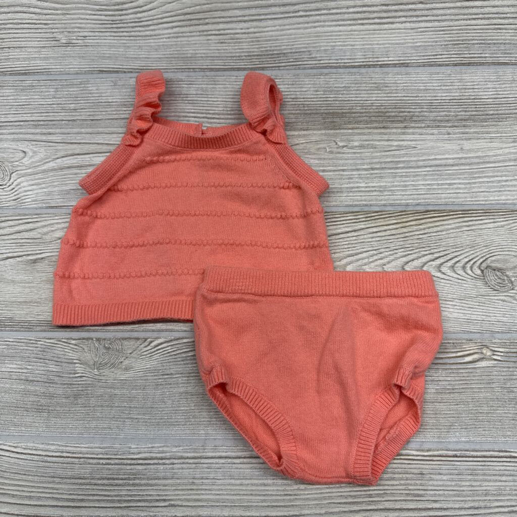 Textured Knit Tank Top & Bubble Shorts