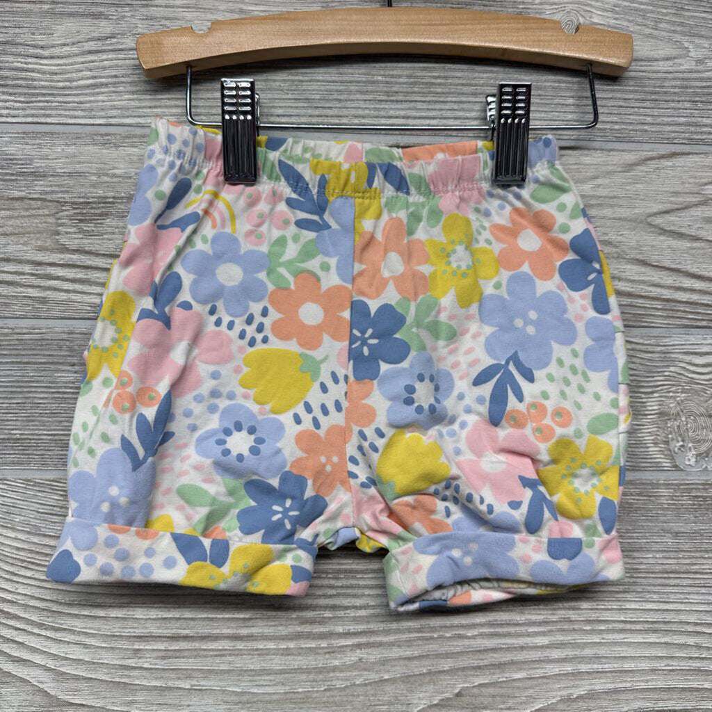 Open Back Tank Top & Bloomers Flowers