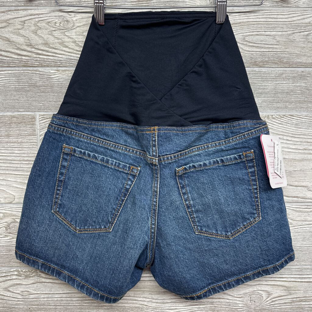 NEW Full Panel Denim Shorts