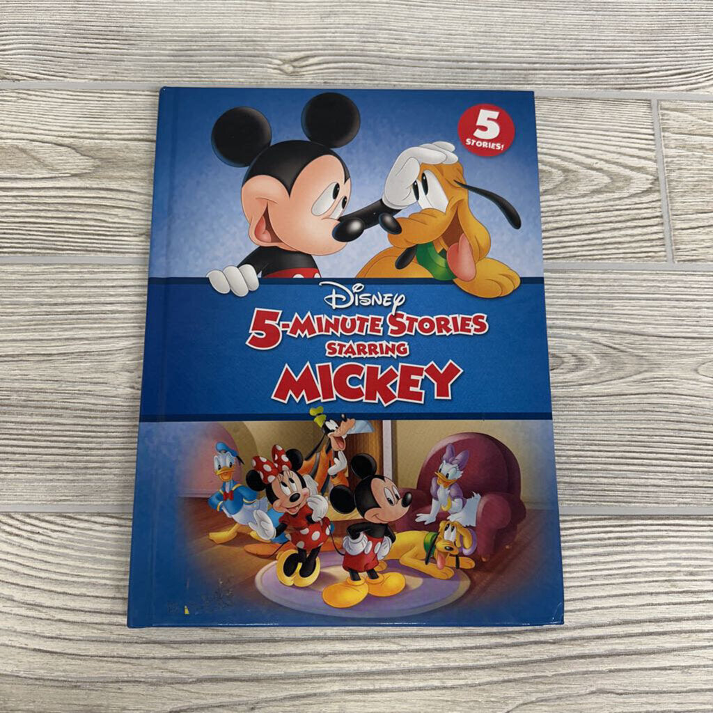 5 Minute Stories Staring Mickey Hardcover Book