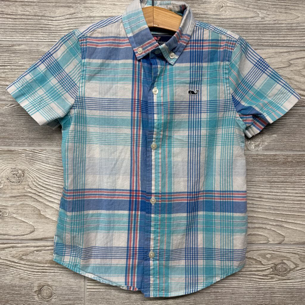 Button Up Whale Shirt Plaid