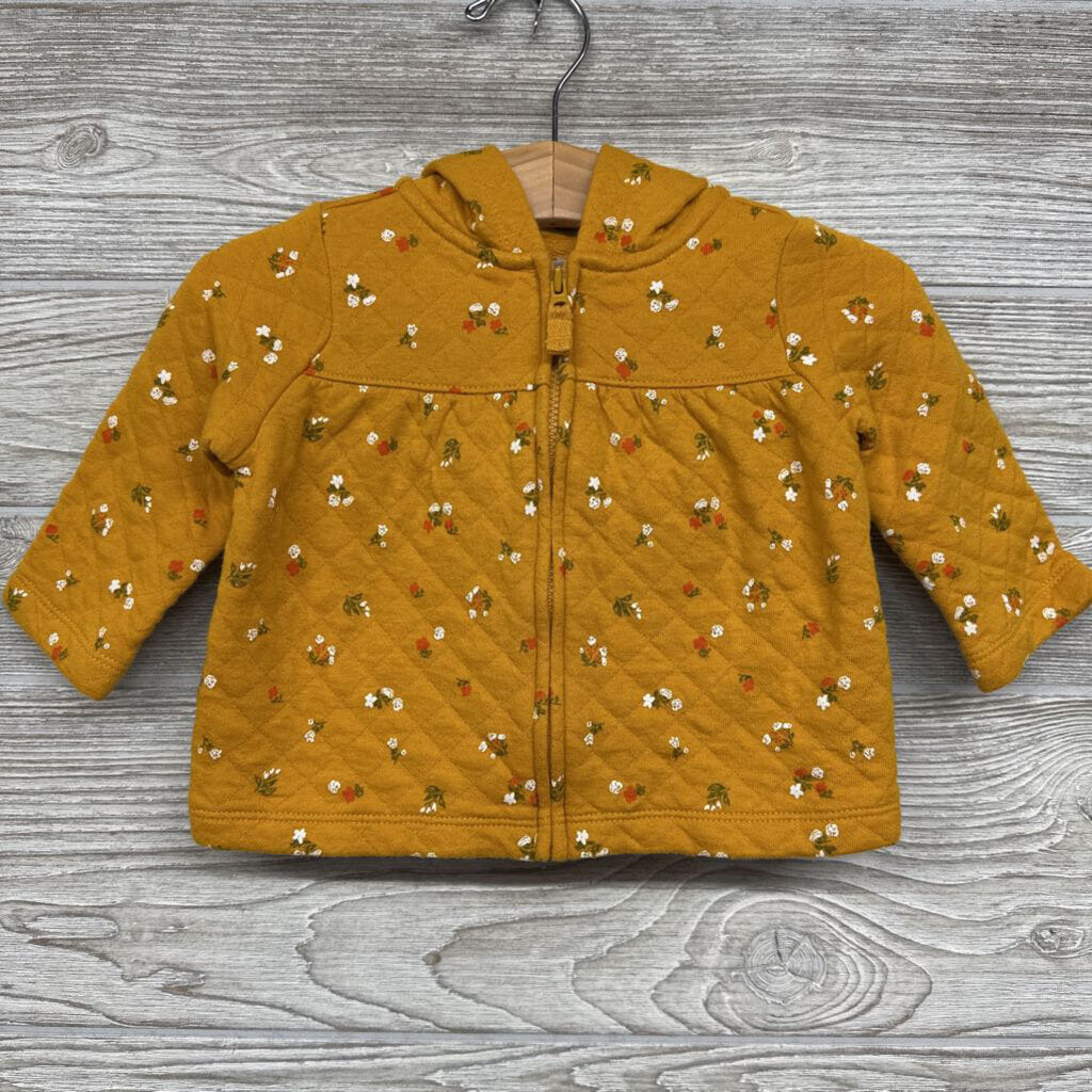 Quilted Jacket Flowers 6M